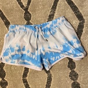 Pair of tie dye swim shorts, never worn